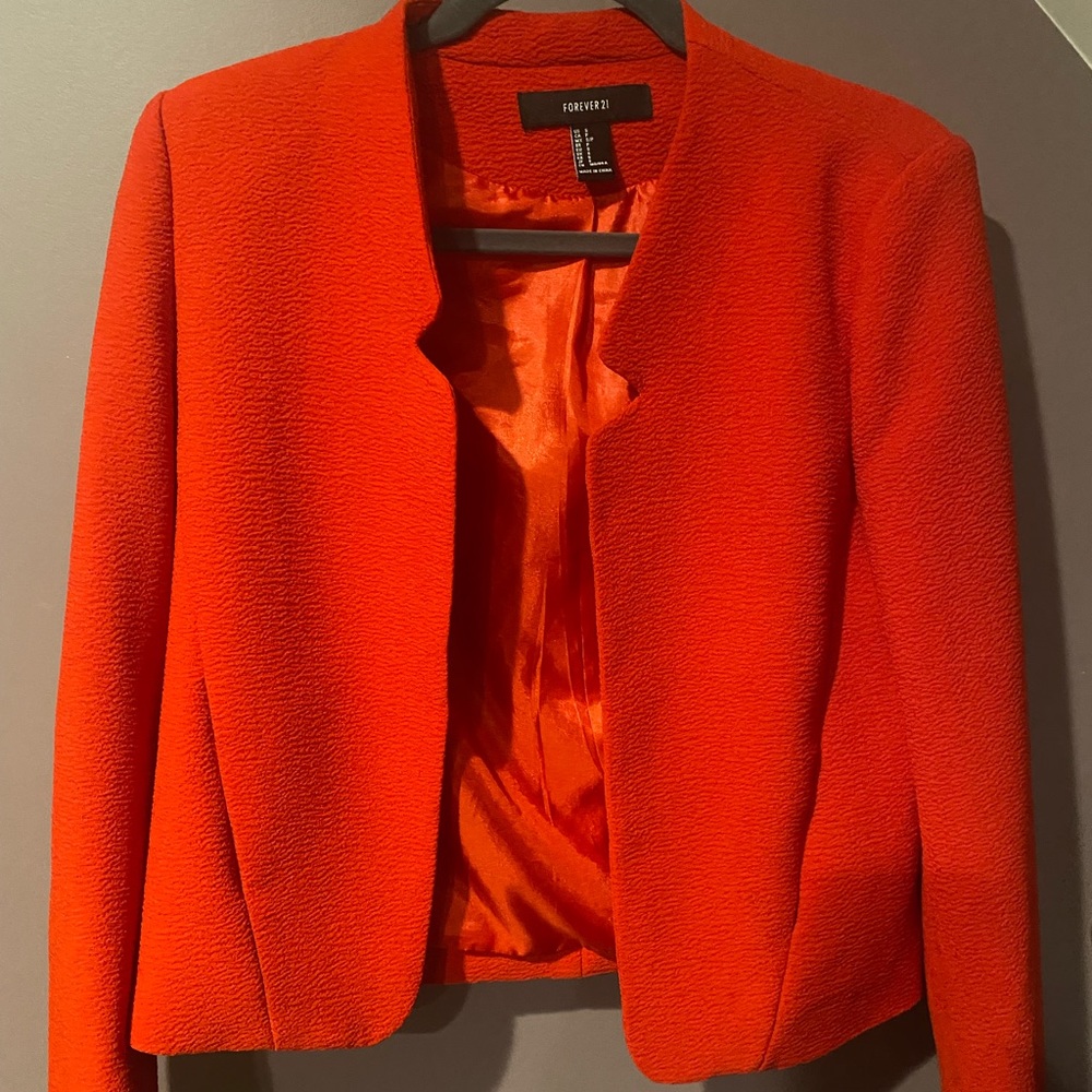 Red blazer